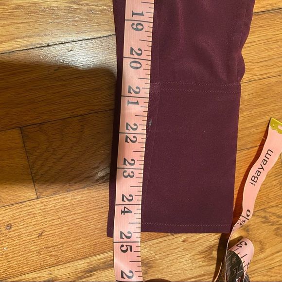 Ralph Lauren black label burgundy silk blend blouse size 2 - Picture 12 of 16